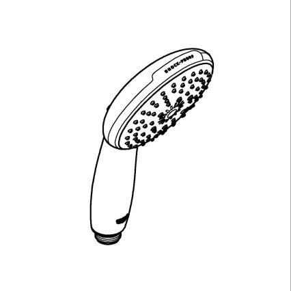 GROHE 26031001 - Ročna prha VITALIO START 110 O 110 mm sijajni krom