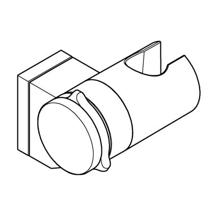 GROHE 26183001 - Stensko držalo za tuš VITALIO UNIVERSAL, sijajni krom