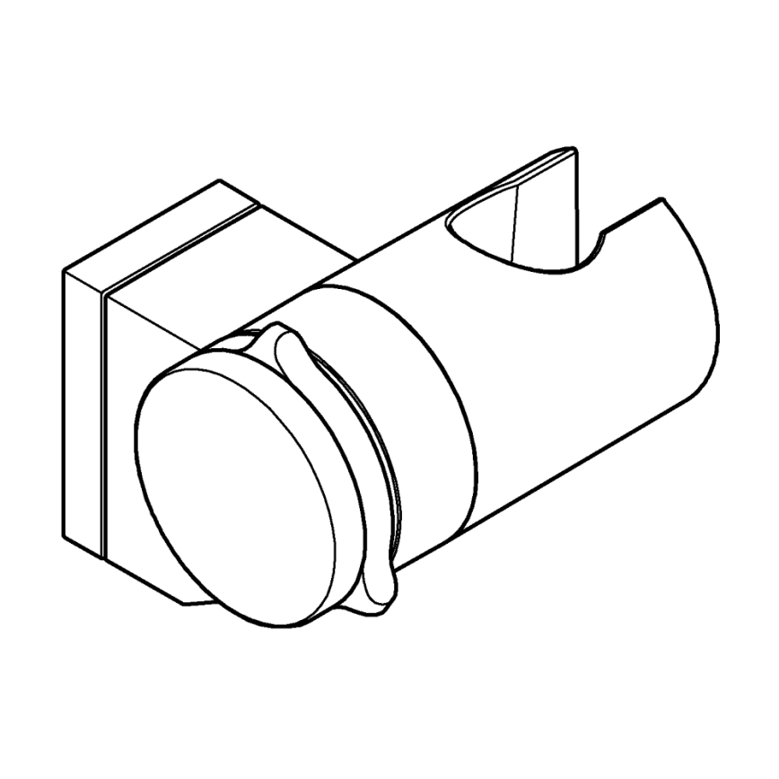 GROHE 26183001 - Stensko držalo za tuš VITALIO UNIVERSAL, sijajni krom