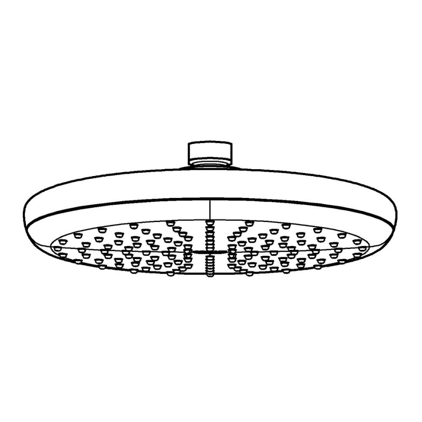GROHE 26408000 - Glava tuša TEMPESTA O 210 mm, krom visokega sijaja