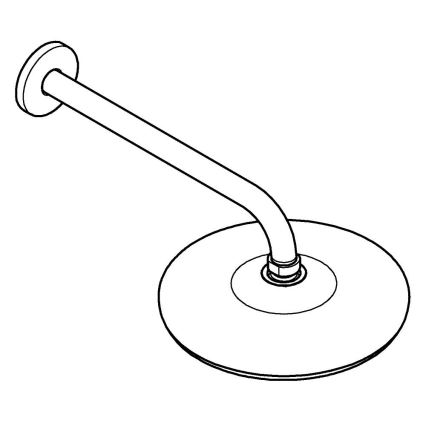 GROHE 26412000 - Tuš glavica TEMPESTA 210, 286 mm, sijajni krom