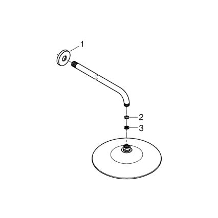 GROHE 26459000 - Glava prhe EUPHORIA 260 380 mm sijajni krom