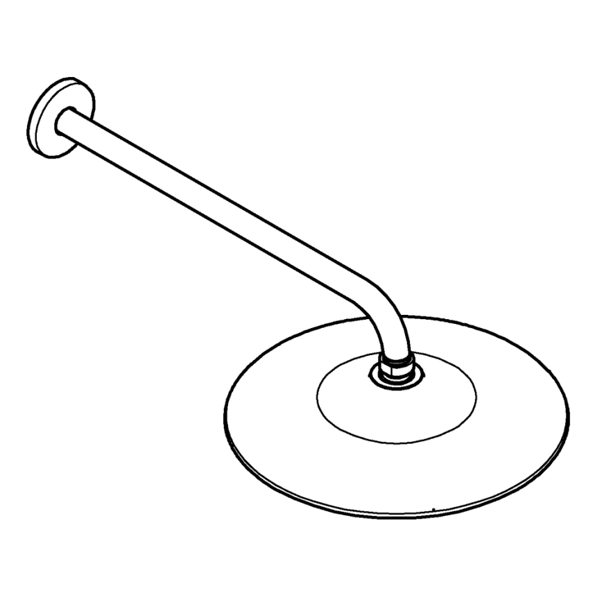 GROHE 26459000 - Glava prhe EUPHORIA 260 380 mm sijajni krom