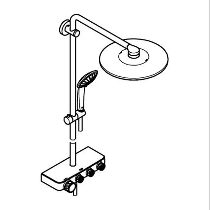 GROHE 26507000 - Tuš sistem EUPHORIA SMARTCONTROL 310 DUO poliran krom