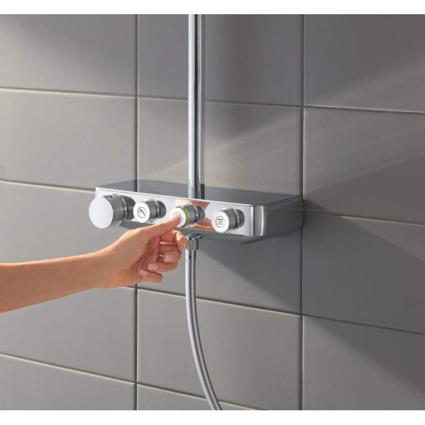 GROHE 26508000 - Tušni sistem EUPHORIA SMARTCONTROL 310 CUBE s sijajnim kromom