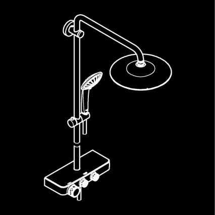 GROHE 26509000 - Tušni sistem EUPHORIA SMARTCONTROL 260 mm sijajni krom