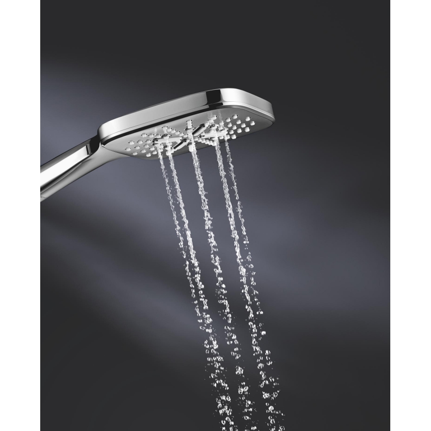 GROHE 26550000 - Ročna prha RAINSHOWER SMARTACTIVE 130 CUBE sijajni krom