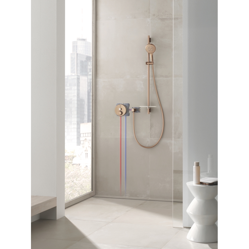 GROHE 26574DL0 - Ročna prha RAINSHOWER SMARTACTIVE 130 mm bakrena