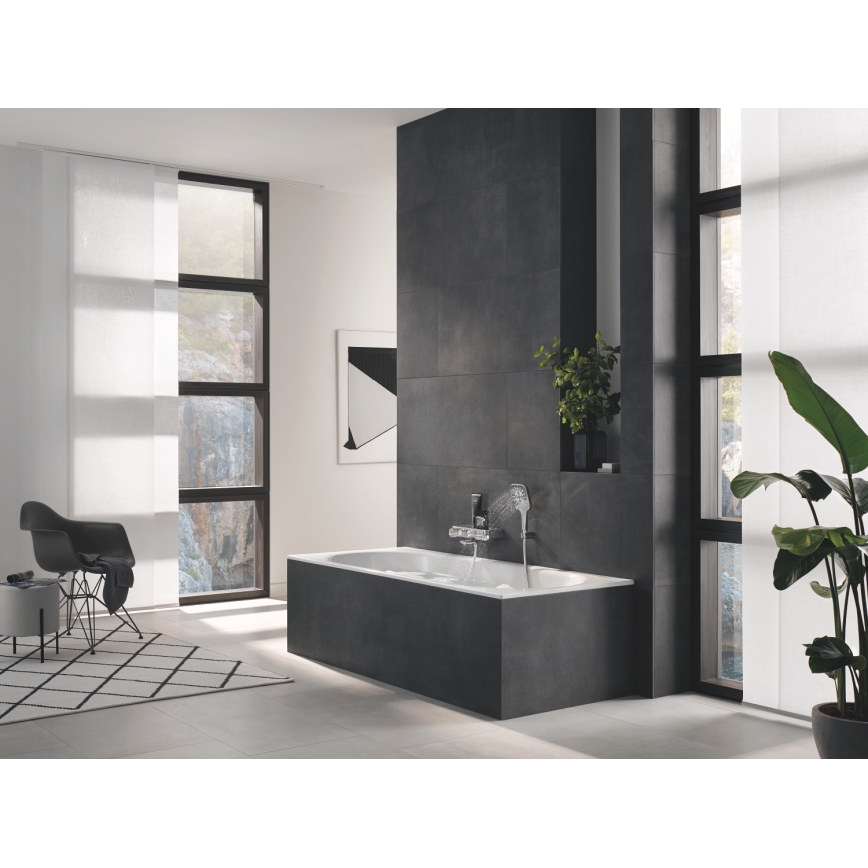 GROHE 26582000 - Ročni tuš RAINSHOWER SMARTACTIVE 130 CUBE sijajni krom