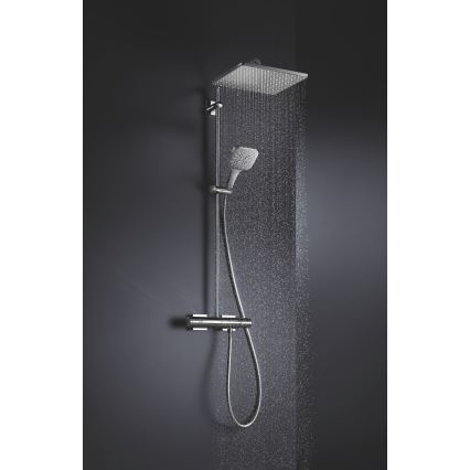 GROHE 26582000 - Ročni tuš RAINSHOWER SMARTACTIVE 130 CUBE sijajni krom