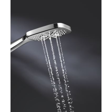 GROHE 26582000 - Ročni tuš RAINSHOWER SMARTACTIVE 130 CUBE sijajni krom