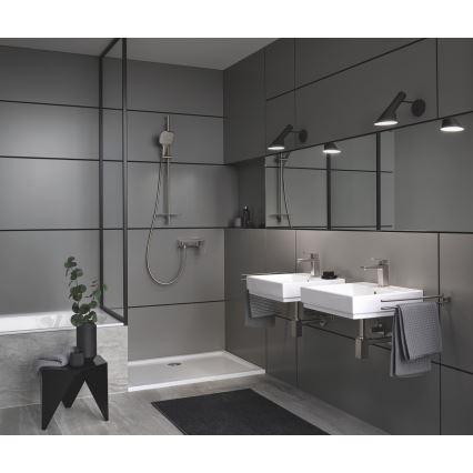 GROHE 26582DC0 - Ročna prha RAINSHOWER SMARTACTIVE 130 CUBE, iz nerjavečega jekla