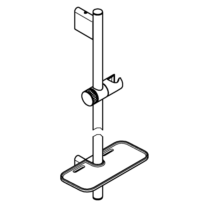 GROHE 26603DC0 - Tuš palica RAINSHOWER SMARTACTIVE 900 mm matni krom