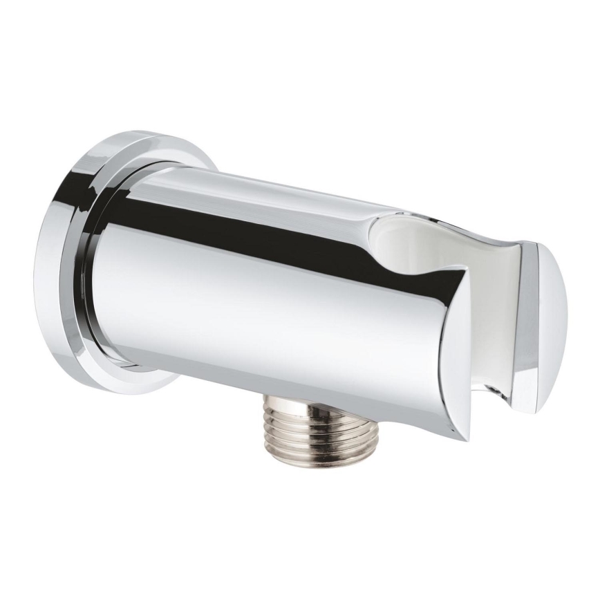 GROHE 26658000 - Stenski priključek z vgrajenim držalom za tuš Ø 48 mm, kromiran