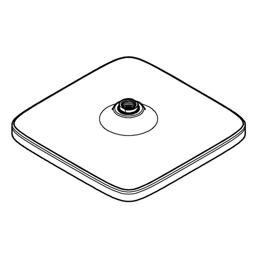 GROHE 26695000 - Nadglavna prha VITALIO COMFORT 250 × 250 mm sijajni krom