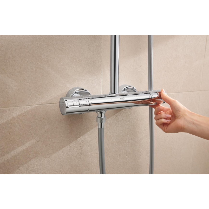 GROHE 26696001 - Tušni sistem VITALIO COMFORT 250 250 × 250 mm sijajni krom