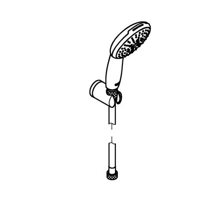 GROHE 26769001 - Pršna garnitura VITALIO START 110 1750 mm sijajni krom