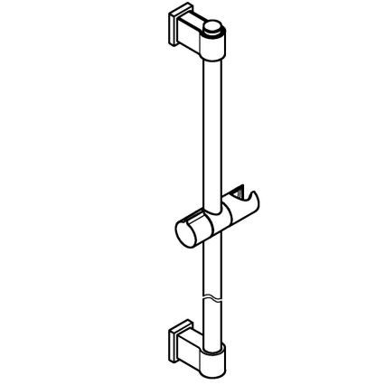 GROHE 269612431 - Držalo za prho VITALIO UNIVERSAL 900 mm črno