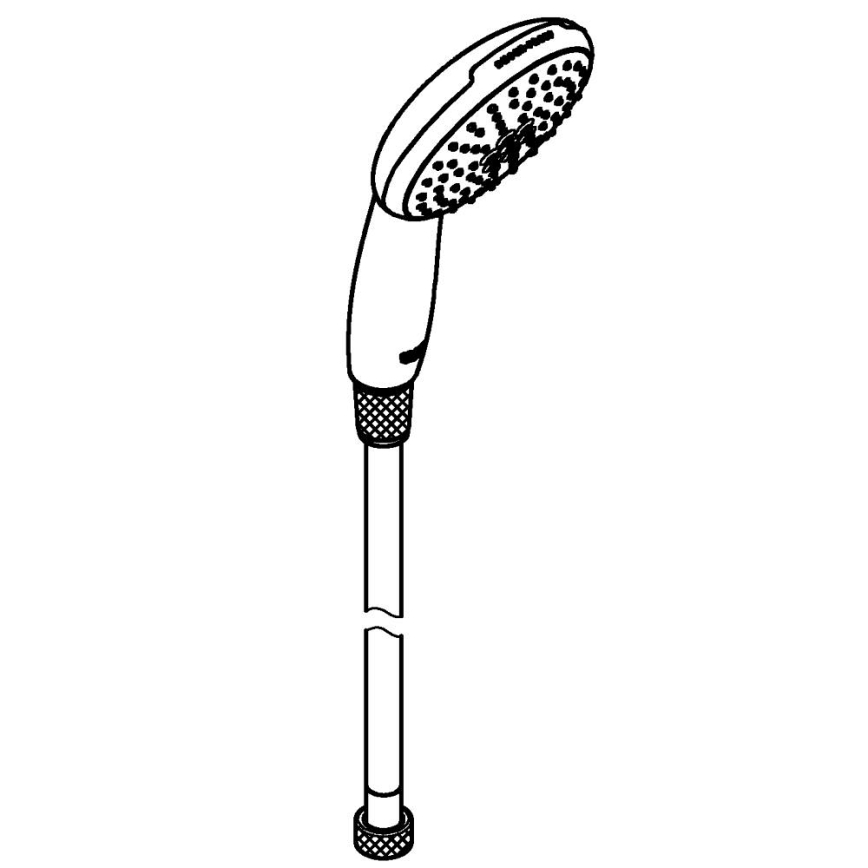 GROHE 26972001 - Ročna prha VITALIO START 110 O 110 mm, sijajni krom