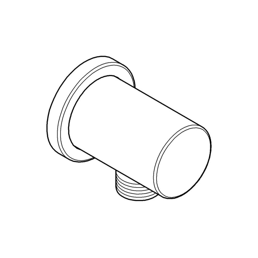 GROHE 27057DC0 - Stensko koleno RAINSHOWER DN 15 nerjaveče jeklo