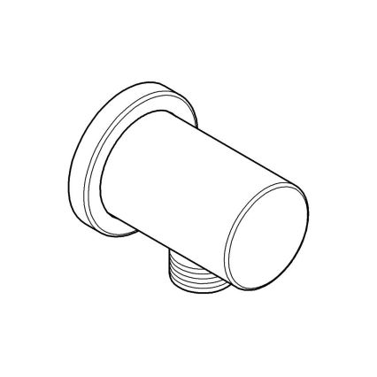 GROHE 27057DL0 - stensko koleno RAINSHOWER DN 15, brušeno bakreno