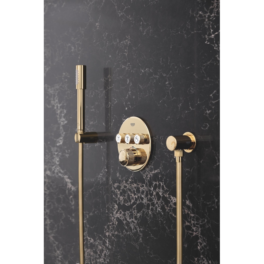 GROHE 27057GL0 - Stensko koleno RAINSHOWER zlato