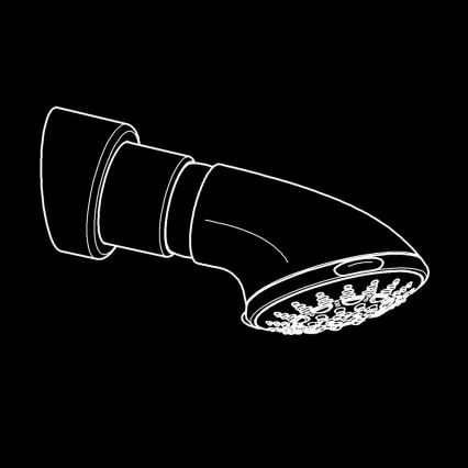 GROHE 27062000 - Tušna glava RELEXA 100 Five 95 mm sijajni krom