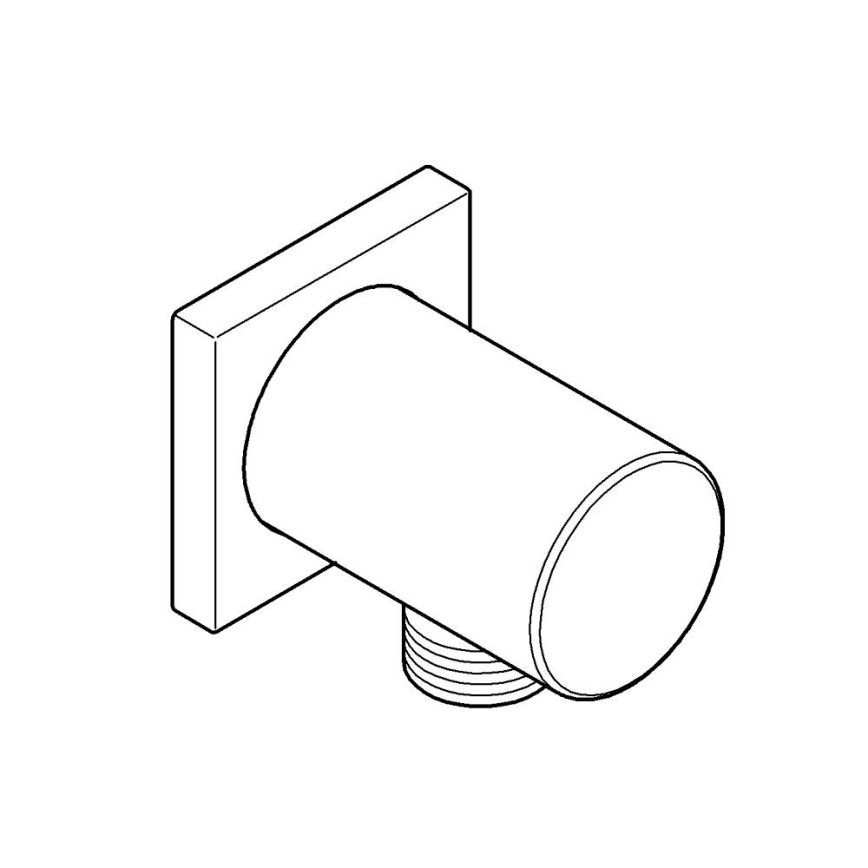 GROHE 27076000 - Stensko koleno RAINSHOWER, sijajni krom