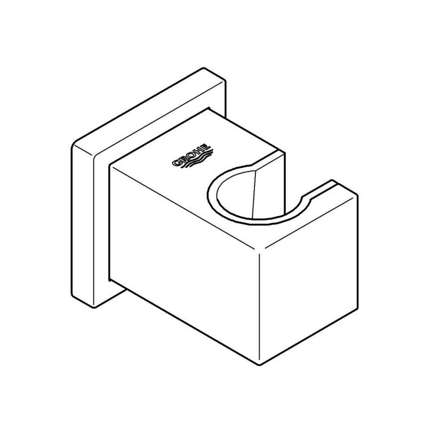 GROHE 27693000 - Stenski nosilec za tuš EUPHORIA CUBE, sijajni krom