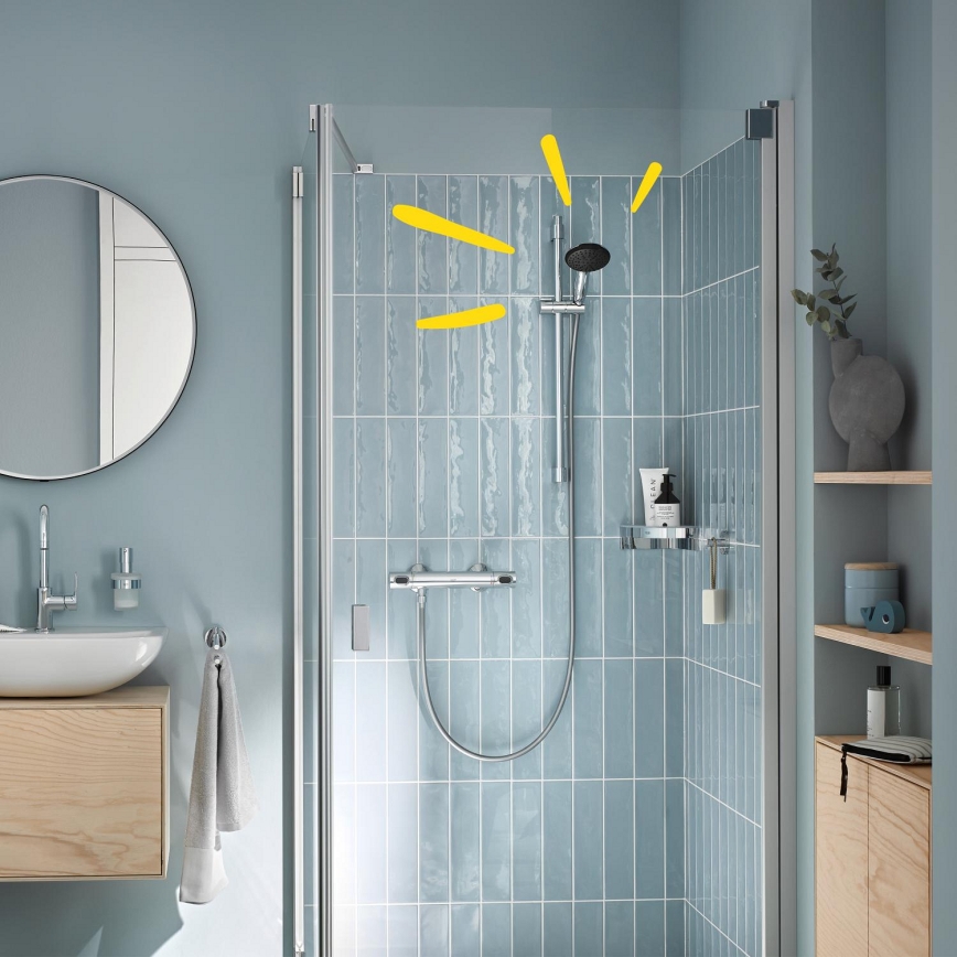 GROHE 27940001 - Ročna prha VITALIO START 110, sijajni krom