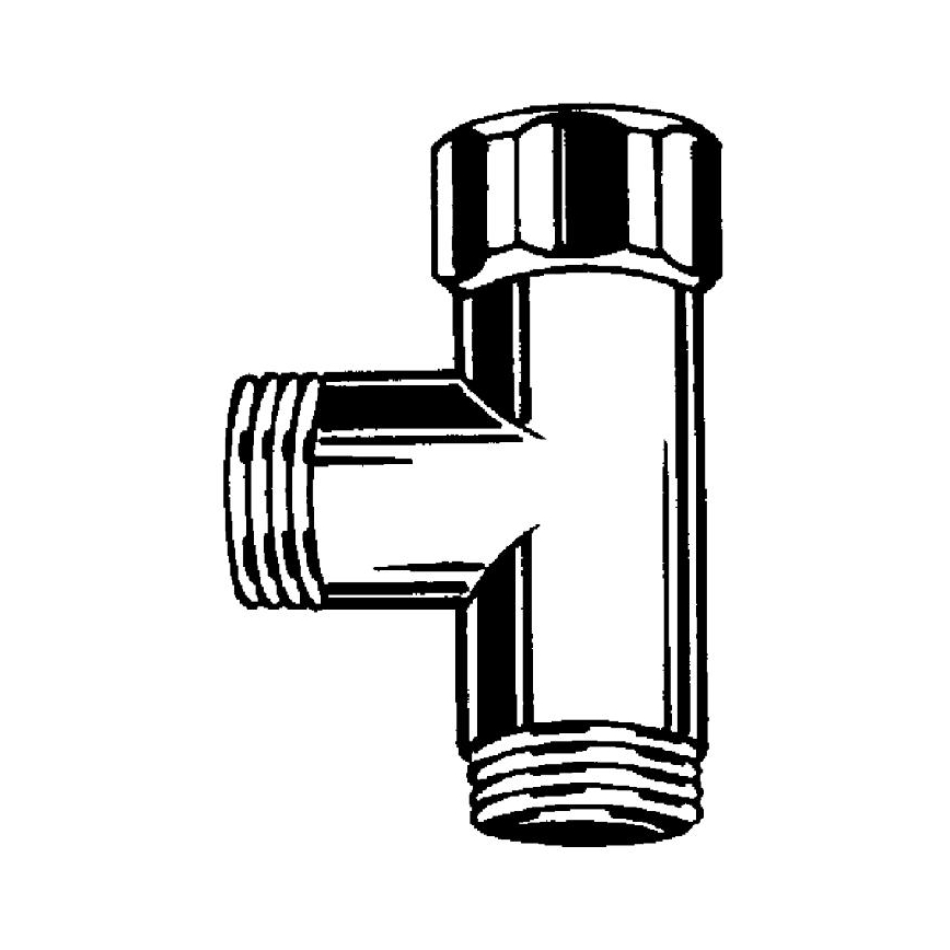 GROHE 28874000 - T-kos DN 15 sijajni krom