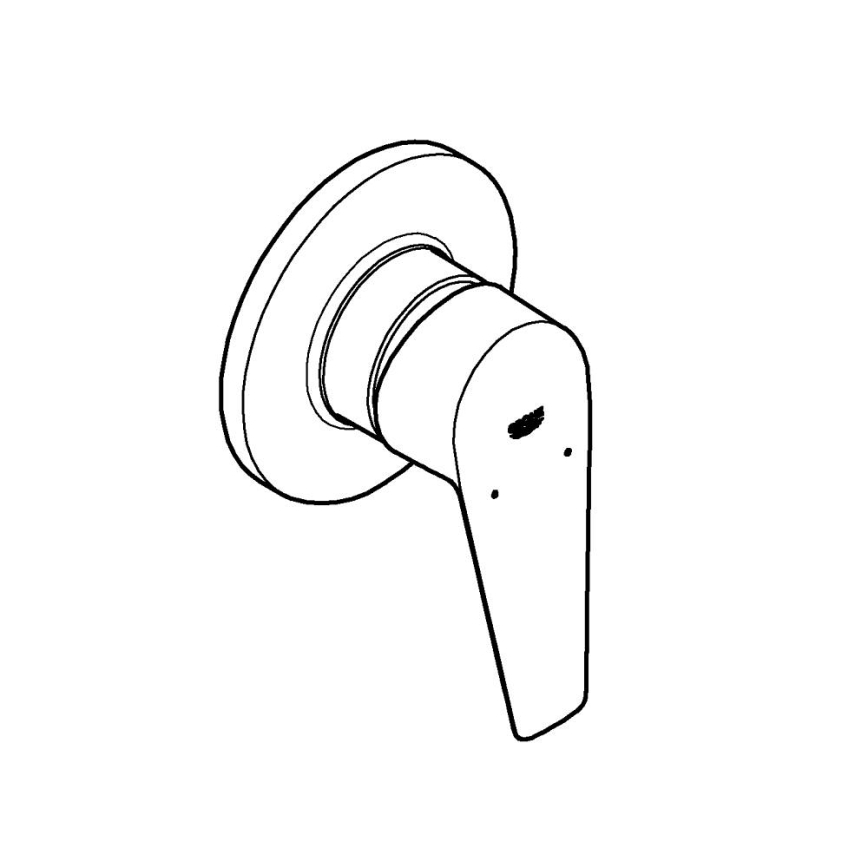 GROHE 29040001 - Tušna baterija BAUEDGE, sijajni krom