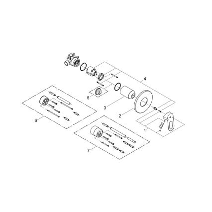 GROHE 29042000 - Tušna armatura BAULOOP sijajni krom