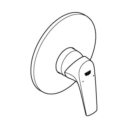 GROHE 29116000 - Tušna baterija START FLOW poliran krom