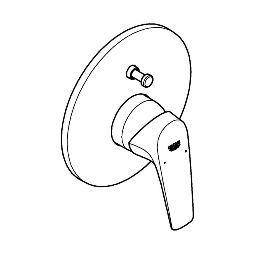 GROHE 29117000 - Kopalniška baterija LINEARE, poliran krom