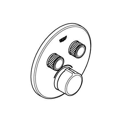 GROHE 29145000 - Pokrov za podometno baterijo SMARTCONTROL, sijajni krom