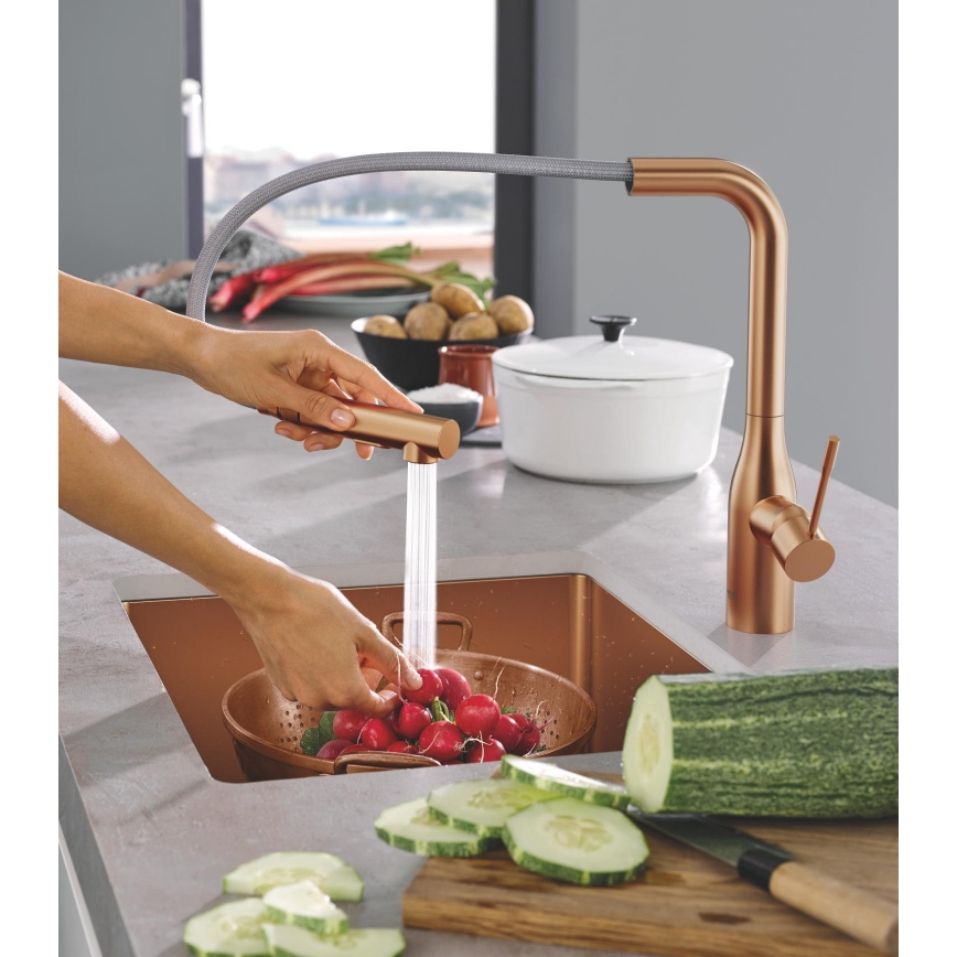 GROHE 30270DL0 - Kuhinjska armatura ESSENCE bronasta