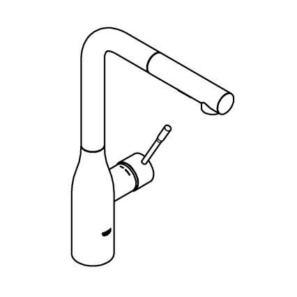 GROHE 30270GN0 - Kuhinjska armatura ESSENCE, zlata