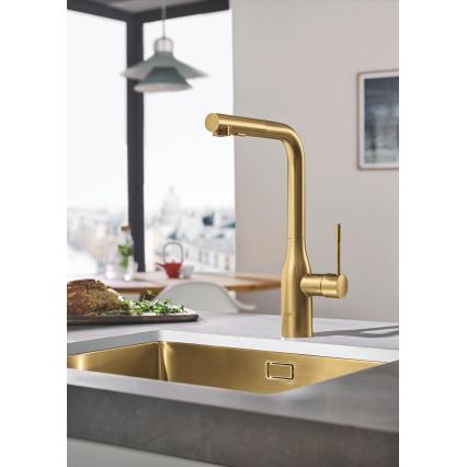 GROHE 30270GN0 - Kuhinjski mešalnik ESSENCE v zlati izvedbi