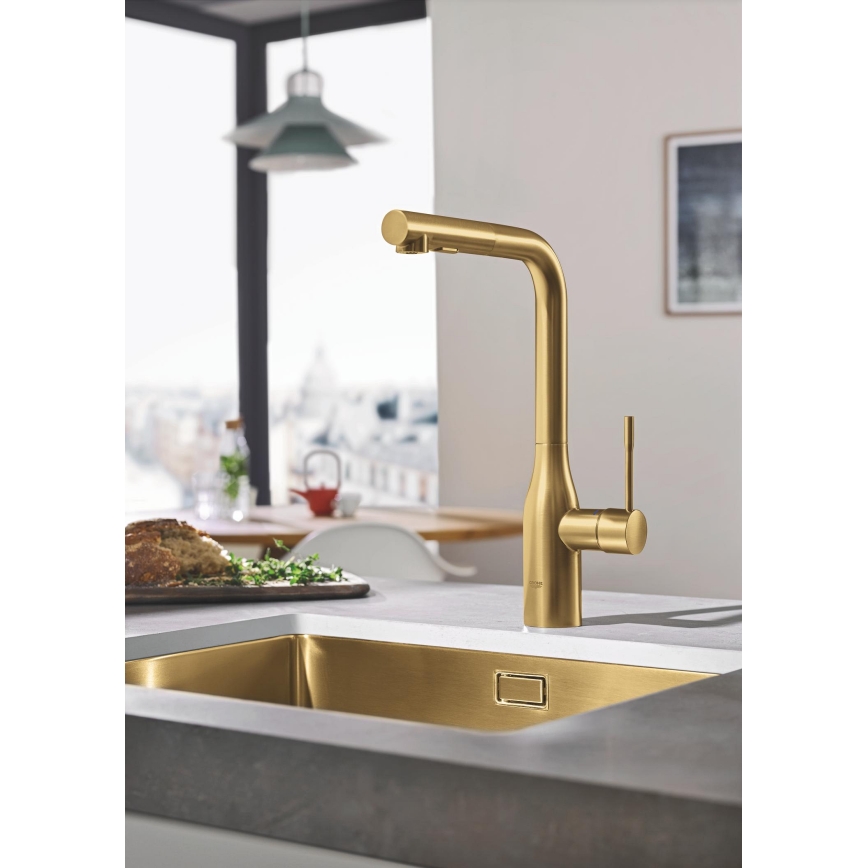 GROHE 30270GN0 - Kuhinjski mešalnik ESSENCE v zlati izvedbi