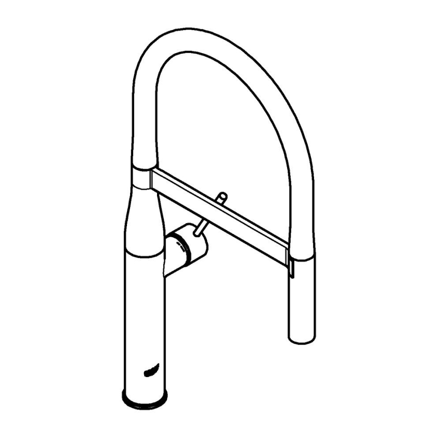 GROHE 30294A00 - Pomivalna armatura ESSENCE v grafitni barvi