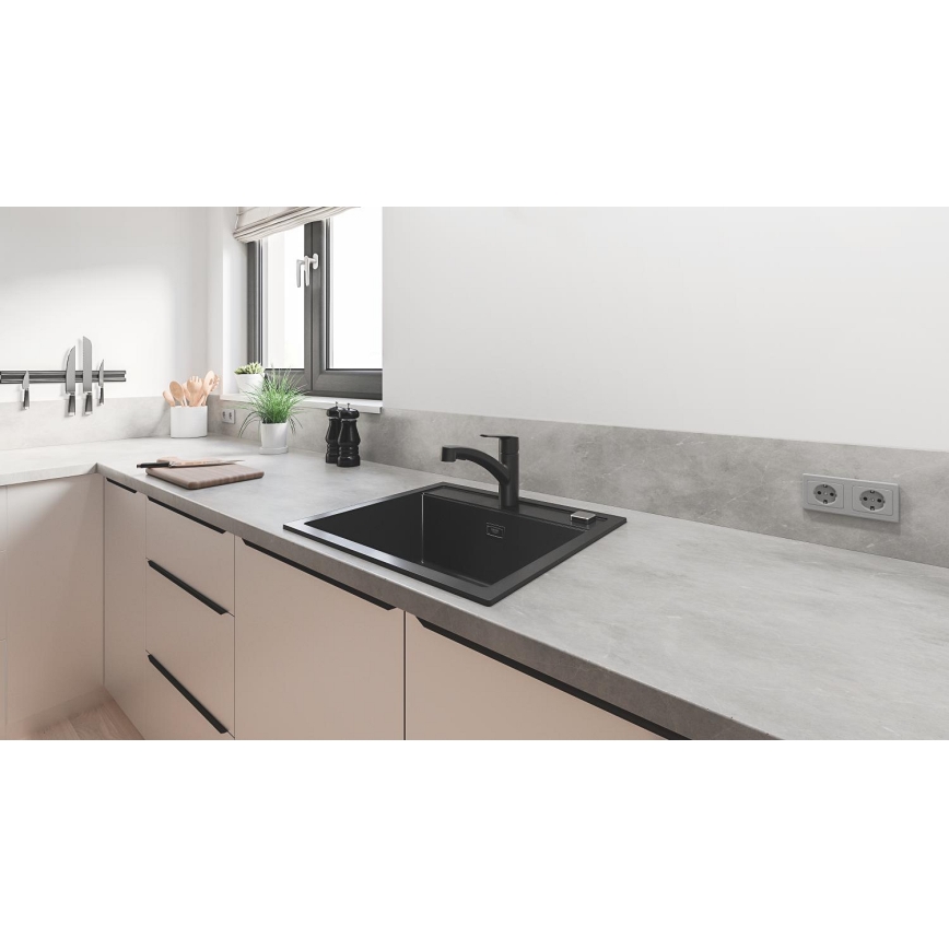 GROHE 303072431 - Kuhinjska pipa START 185 × 227 mm črna