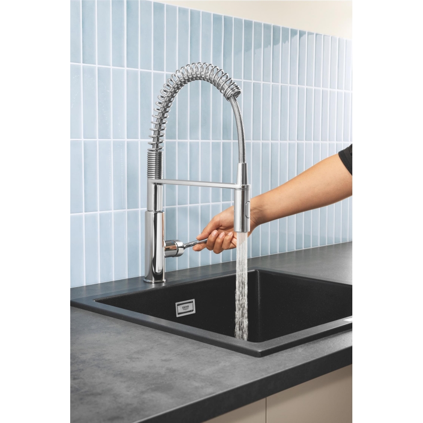 GROHE 30361000 - Pomivalna baterija GET 455 mm sijajni krom