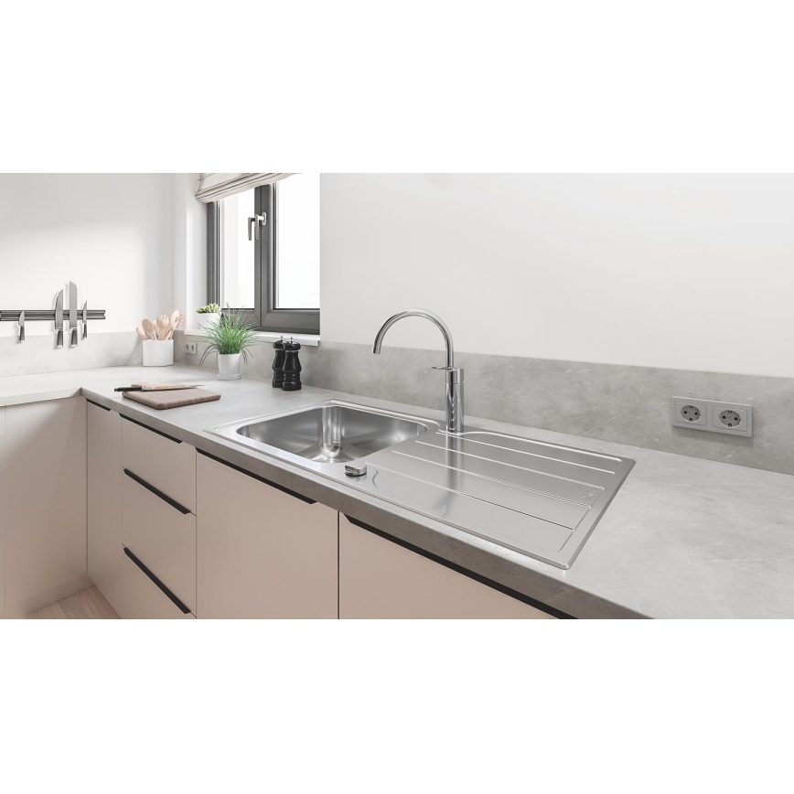 GROHE 30469000 - Kuhinjska pipa START z visokim izlivom, sijajni krom
