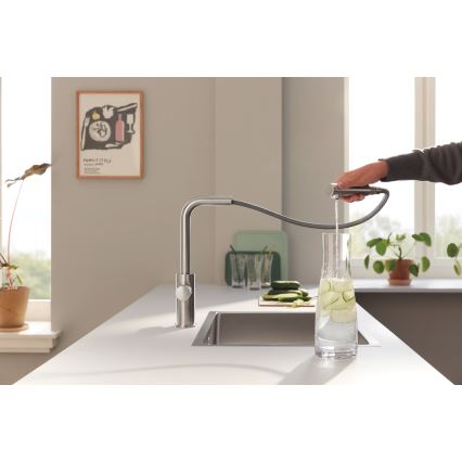 GROHE 30590DC0 - Kuhinjska armatura z izvlečno prho BLUE PURE, nerjaveče jeklo