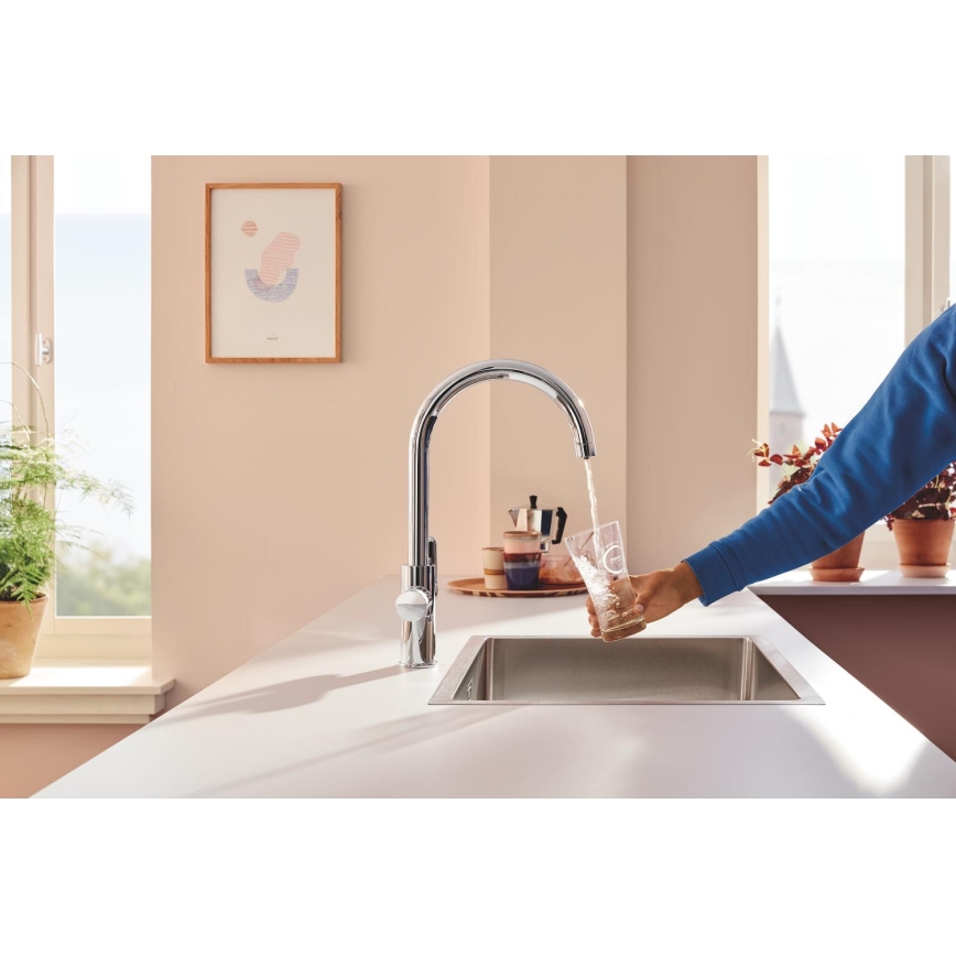 GROHE 30592000 - Kuhinjska armatura BLUE PURE StartCurve 411 mm, visokosijajni krom