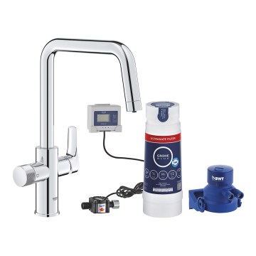 GROHE 30594000 - Kuhinjska pipa BLUE PURE Start z vgrajeno filtračno funkcijo Ultrasafe, krom