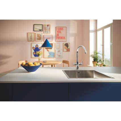 GROHE 30594000 - Kuhinjska pipa BLUE PURE Start z vgrajeno filtračno funkcijo Ultrasafe, krom