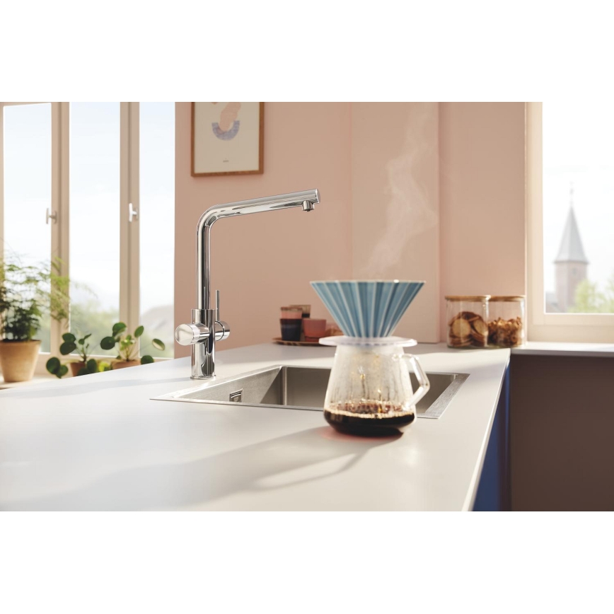 GROHE 30600000 - Kuhinjska armatura BLUE PURE, L-izliv, sijajni krom