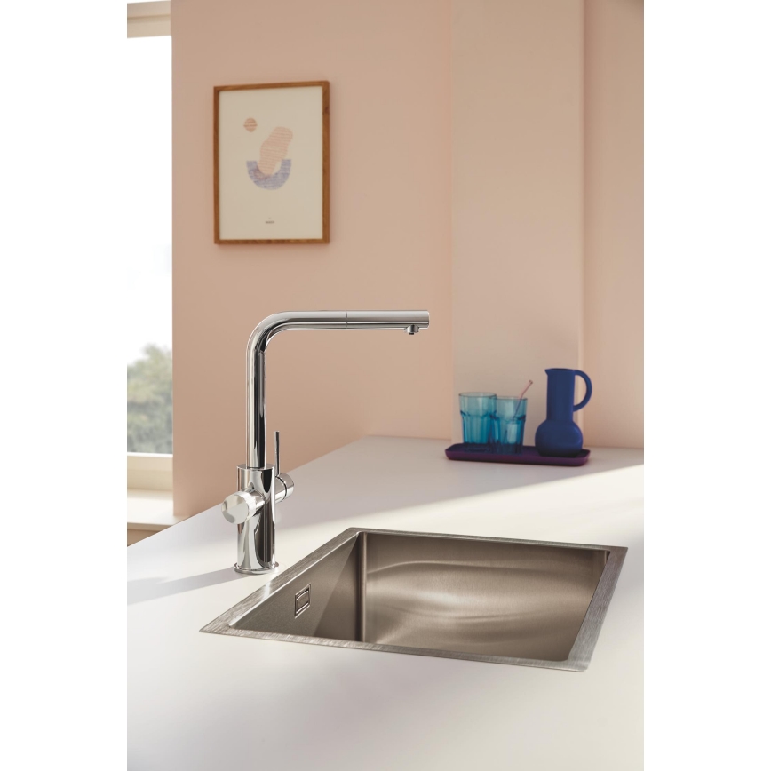 GROHE 30601000 - Kuhinjska pipa BLUE PURE A z izvlečno šobo, sijajni krom